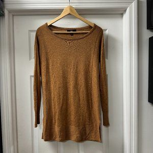 Mossimo Tunic Sweater Target Camel/Gold/Brown Size XS